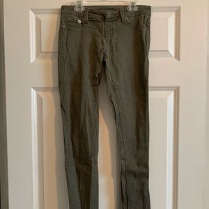 Wet Seal Olive Green jegging